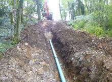 Pose de canalisation eau potable ZMU PAM