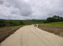 Vue des travaux avant mise en oeuvre bi couche 