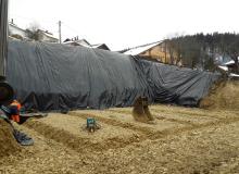 Travaux de terrassement pour ensemble de garages 