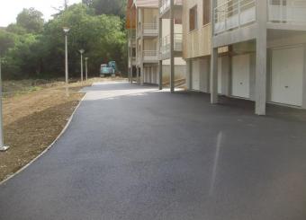 Construction de 2 bâtiments Habitat 25 Orchamps Vennes 2013 Terrassement VRD - aménagements extérieurs 8 logements