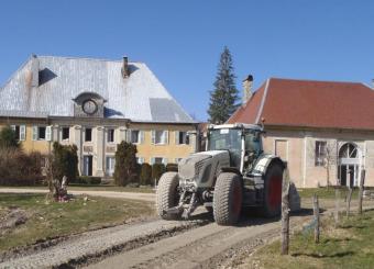 Rénovation chemin rural par traitement du sol en place