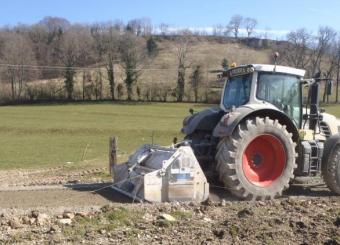 Création chemins de dessertes d'exploitation agricole 