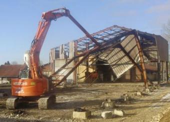 Démolition bâtiment agricole