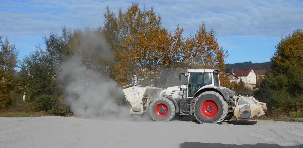 épandage  liant routier 