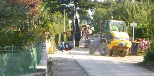 Début des travaux AEP