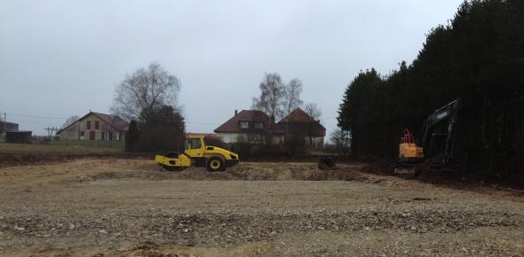 Terrassement plateforme pour batiment 