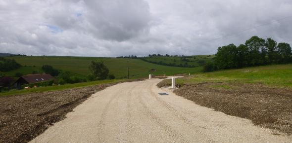 Vue des travaux avant mise en oeuvre bi couche 