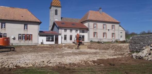 Terrassement pour agrandissement école et périscolaire